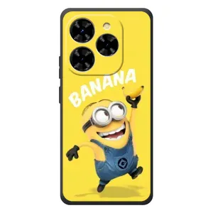 Мультяшный принт на Чехол для : Чёрная Змея Шарк 9 (Banana)