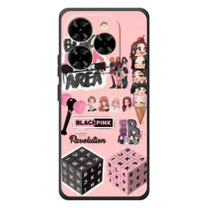 Чехлы с картинкой для Blackview Shark 9 (BLACK PINK коллаж)