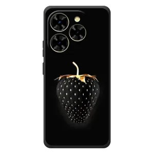Чохол з зображенням смачної їжі для Blackview Shark 9 (Чорна полуниця)