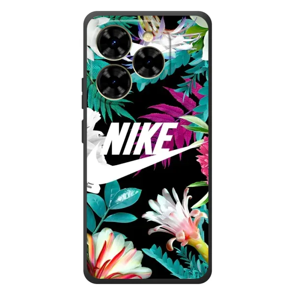 Чехол с рисунком «Цветочный Nike» для Blackview Shark 9 Чехол с рисунком «Цветочный Nike» для Blackview Shark 9