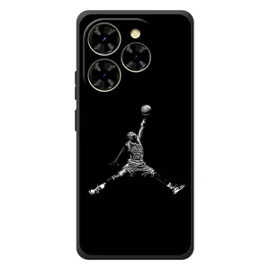 Силиконовый Чехол Nike Air Jordan на : Чёрная Змея Шарк 9 (Джордан)