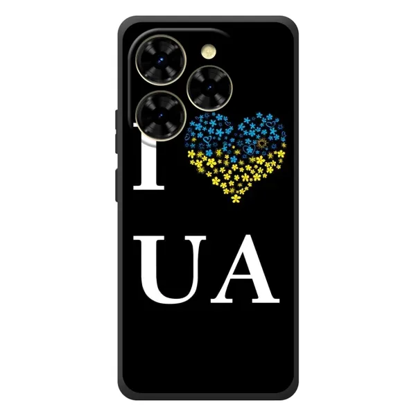 Чехол с рисунком «I Love UA» для Blackview Shark 9 Чехол с рисунком «I Love UA» для Blackview Shark 9