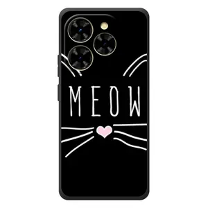 Бампер с изображением Котиков для : Чёрная Змея Шарк 9 (КОТИК MEOW)