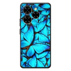 Силиконовый бампер с картинкой животных для Blackview Shark 9 (Крылья бабочек)