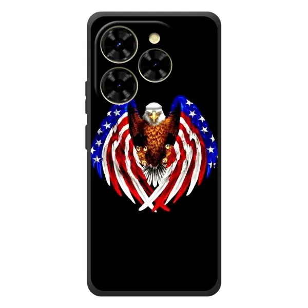 Чехол с рисунком «Крылья США» для Blackview Shark 9 Чехол с рисунком «Крылья США» для Blackview Shark 9