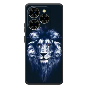 Чохол з картинкою на Blackview Shark 9 (Лев – синій)