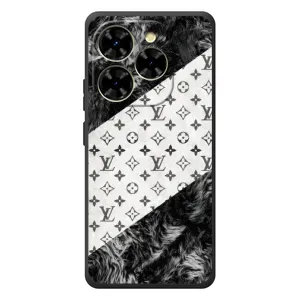 Чехол Стиль Louis Vuitton на Blackview Shark 9 (LV на белом)