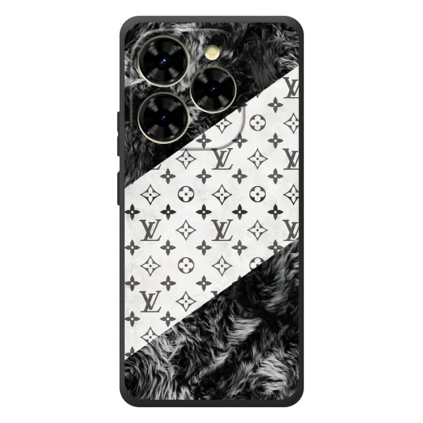 Чехол с рисунком «LV на белом» для Blackview Shark 9 Чехол с рисунком «LV на белом» для Blackview Shark 9