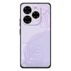 Чохол квітковий дизайн для Blackview Shark 9 (Монстера фіолетова)