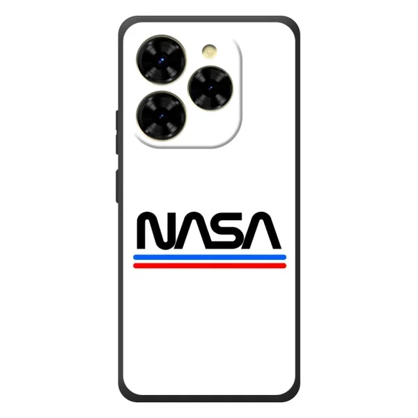 Чехол с рисунком «NASA на белом фоне» для Blackview Shark 9 Чехол с рисунком «NASA на белом фоне» для Blackview Shark 9