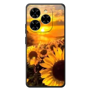 Чохол з Квітами для Blackview Shark 9 (поле соняшників)