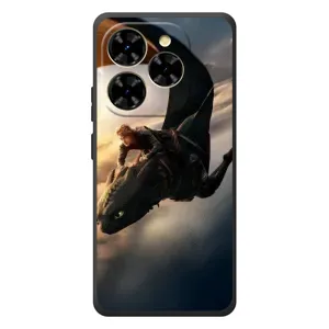 Чехол дракон Беззубик для Blackview Shark 9 (Полет Беззубика)