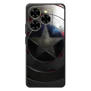 Чохол с Щітом Капітана Америки на Blackview Shark 9 (Ретро Щит Капітана)