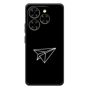 Чохол з картинками на чорному фоні для Blackview Shark 9 (Літак)