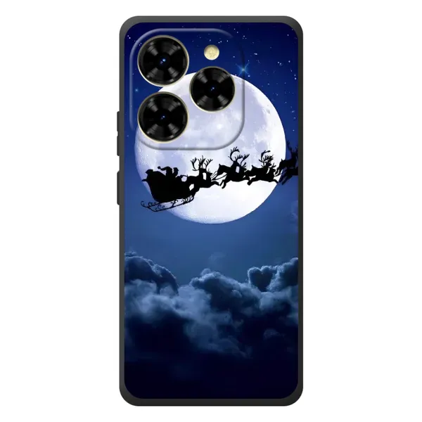 Чехол с рисунком «Санта - луна» для Blackview Shark 9 Чехол с рисунком «Санта - луна» для Blackview Shark 9