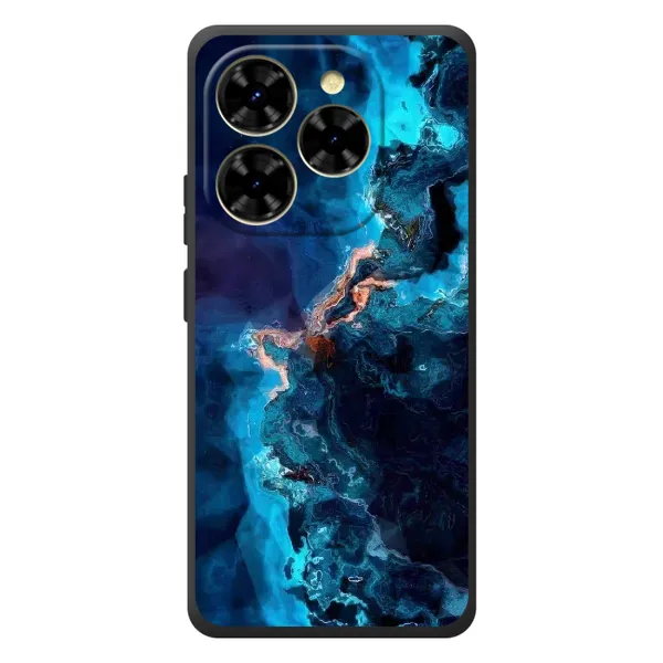 Чехол с рисунком «Синий мрамор» для Blackview Shark 9 Чехол с рисунком «Синий мрамор» для Blackview Shark 9