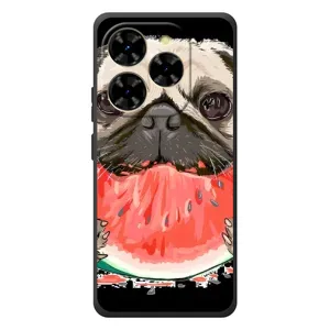 Чехол (ТПУ) Милые собачки для Blackview Shark 9 (Смешной Мопс)