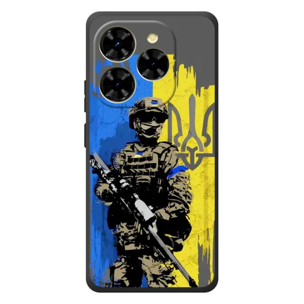 Чехол с рисунком «Солдат ЗСУ» для Blackview Shark 9 Чехол с рисунком «Солдат ЗСУ» для Blackview Shark 9