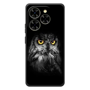 Чехлы с принтом СОВЫ для Blackview Shark 9 (Сова на чёрном)