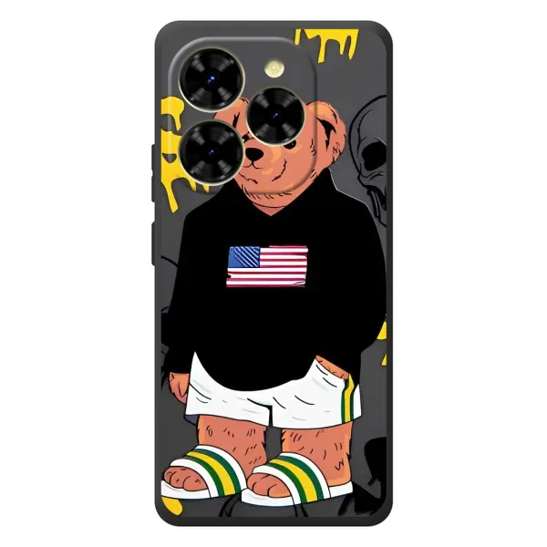Чехол с рисунком «Teddy USA» для Blackview Shark 9