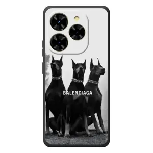 Чехол ДОБЕРМАН для Blackview Shark 9 (Три добермана)