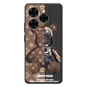 Силиконовый чехол для Blackview Shark 9 (Медмедь Луи Виттон)