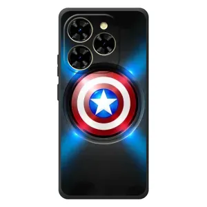 Чохол с Щітом Капітана Америки на Blackview Shark 9 (Яскраий Щит Капітана)