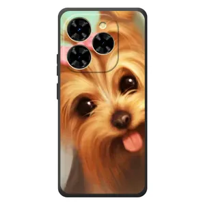 Чехол (ТПУ) Милые собачки для Blackview Shark 9 (Йоршенский терьер)