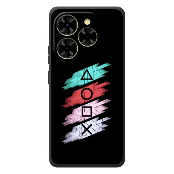 Чехол с рисунком «Значки Sony» для Blackview Shark 9 Чехол с рисунком «Значки Sony» для Blackview Shark 9