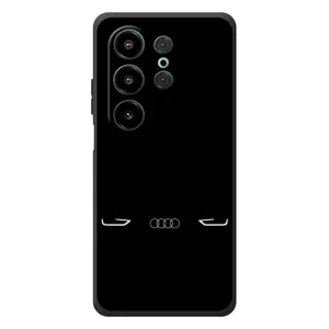 Силиконовый бампер с картинкой машины на Blackview Wave 10 (Силует Audi)