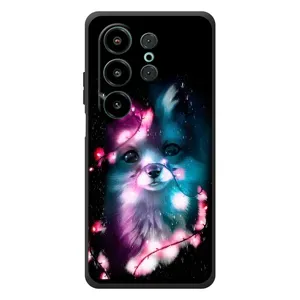 Чехол с Лисичкой для Blackview Wave 10 (Черная Лиса)
