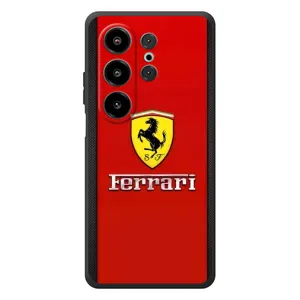 Силиконовый бампер с картинкой машины на Blackview Wave 10 (Ferrari Logo)