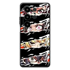 Силиконовые чехлы с глазами Anime для Блэквью Вэйв 10 (Глаза на чорном)