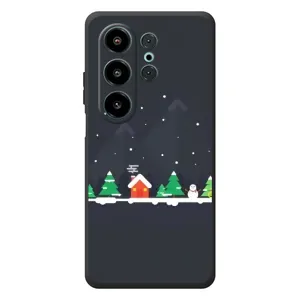 Силіконовий бампер на різдво для Blackview Wave 10 (Місто зимове)
