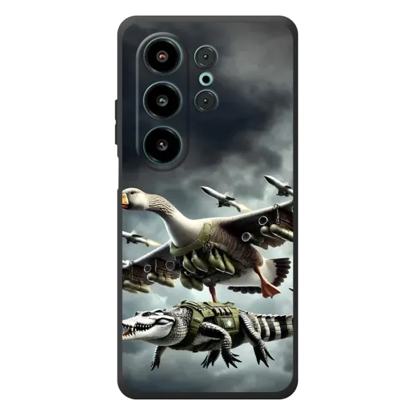 Чехол с рисунком «Гусини и крокодило» для Blackview Wave 10 Чехол с рисунком «Гусини и крокодило» для Blackview Wave 10