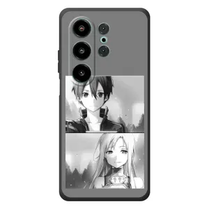 Чехол с персонажами АНИМЕ на Blackview Wave 10 (Кирито-Асуна)