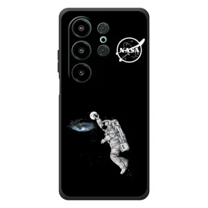 Силиконовый бампер с принтом "Наса" на Blackview Wave 10 (Космонавт баскетболист)