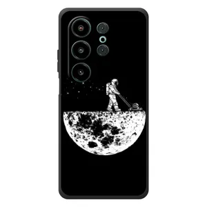 Силіконовый Чохол з принтом "Космонавти" на Blackview Wave 10 (Космонавт)