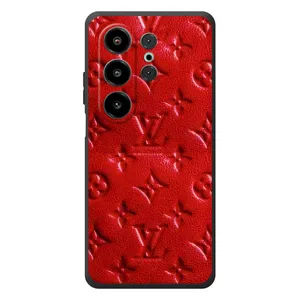 Текстурний Чохол Louis Vuitton для Блекв'ю Вейв 10 (Червоний ЛВ)