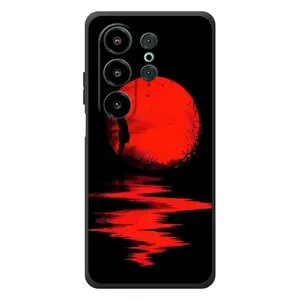 Летний Чехол на Blackview Wave 10 (Красный Закат)