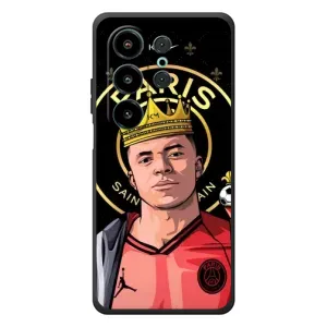 Чехол (TPU) с Футболистом на Blackview Wave 10 (Mbappe King)