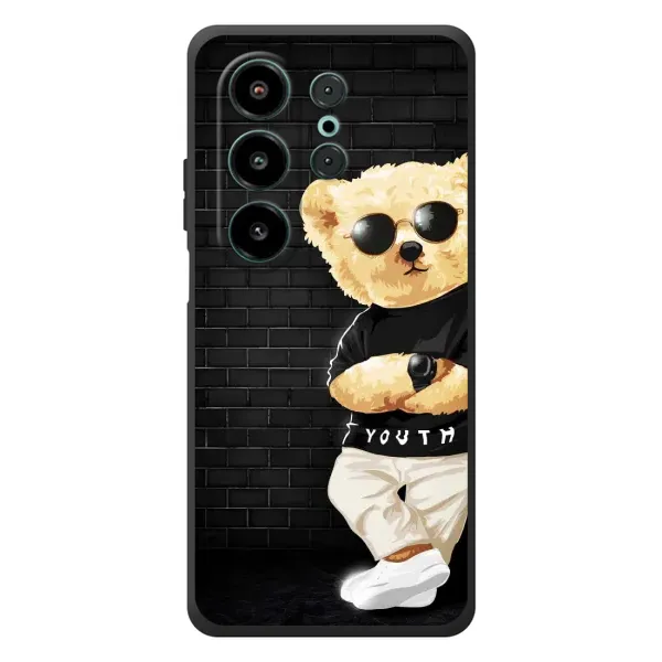 Чехол с рисунком «Мишка в очках» для Blackview Wave 10