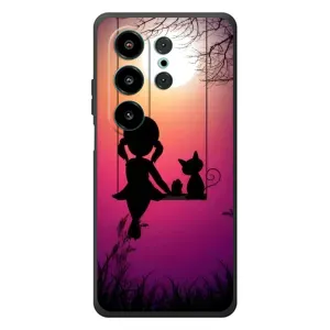 Девчачий Чехол для Blackview Wave 10 (На качели)