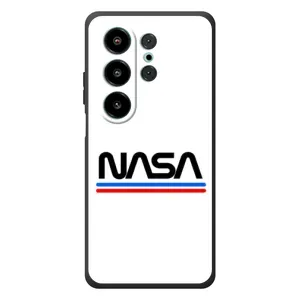 Силиконовый бампер с принтом "Наса" на Blackview Wave 10 (NASA на белом фоне)