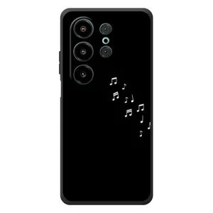 Чохол з картинками на чорному фоні для Blackview Wave 10 (Ноти)