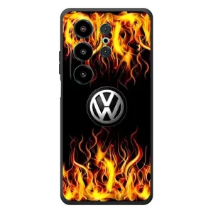 Чехол "Фольксваген" для Blackview Wave 10 (Огненный Лого)