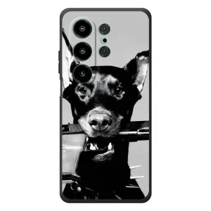Чехол ДОБЕРМАН для Blackview Wave 10 (Опасный доберман)