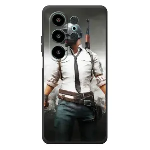 Силиконовый чехол с картинкой "Герой Pubg" на Blackview Wave 10 (Пабг)