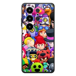 Силиконовый Чехол на Blackview Wave 10 с картинкой Brawl Stars (Персонажи)