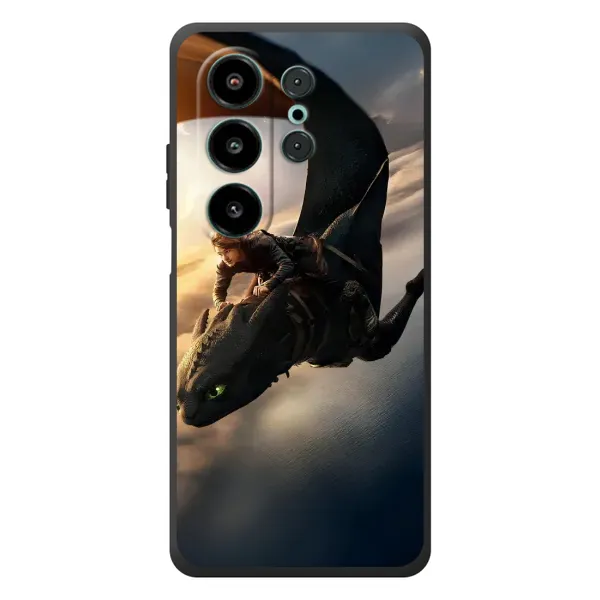 Чехол с рисунком «Полет Беззубика» для Blackview Wave 10 Чехол с рисунком «Полет Беззубика» для Blackview Wave 10